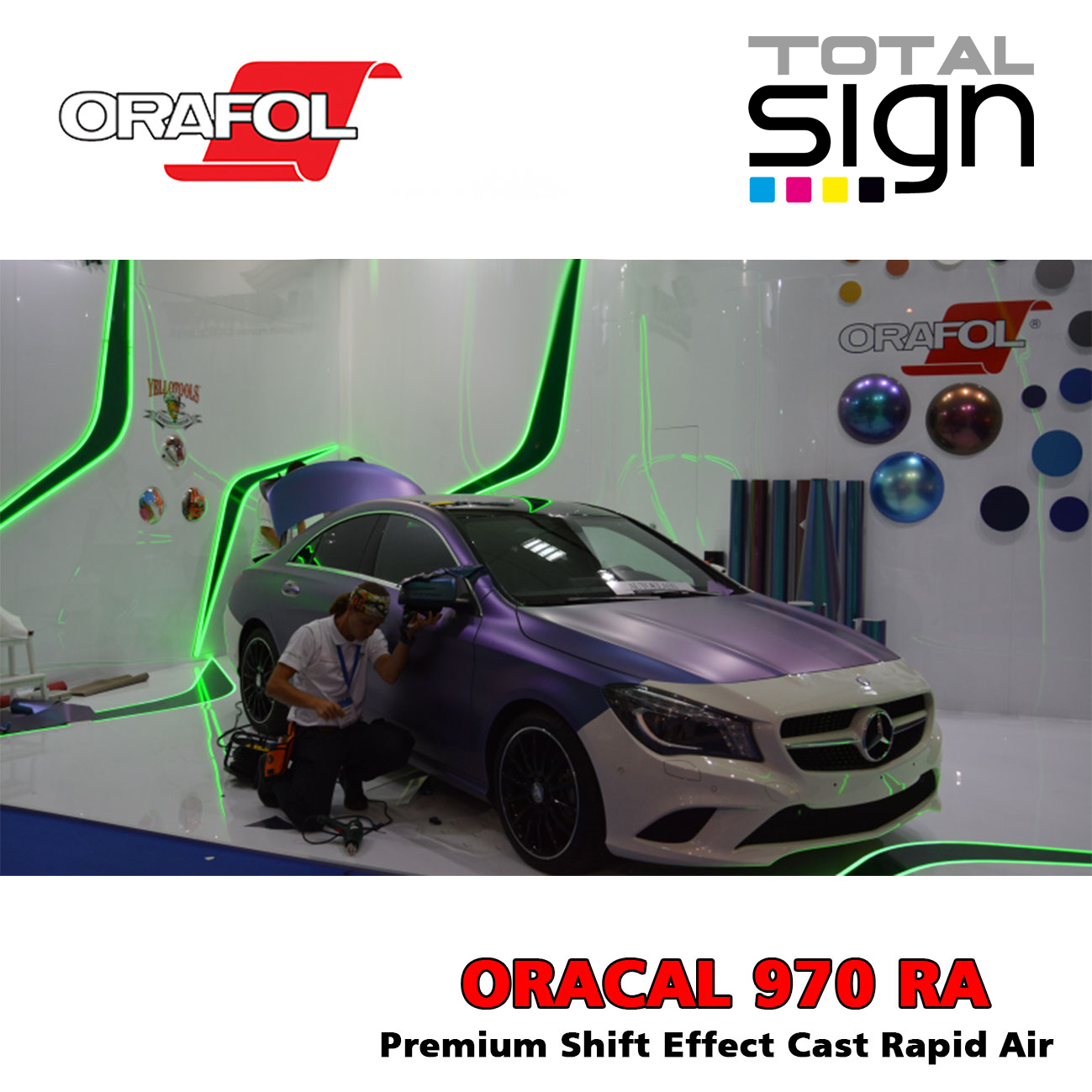 Oracal 970RA Premium Shift Autofolie gegossen | Rapid Air Premium Wrapping  Cast Folie
