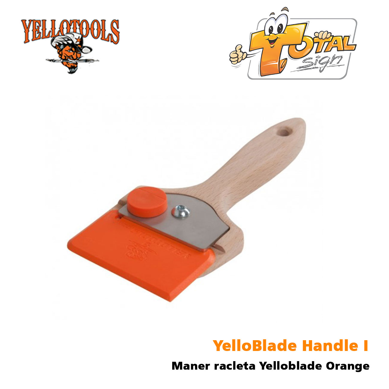 YelloBlade Handle I Maner racleta Yelloblade Orange – Total Sign